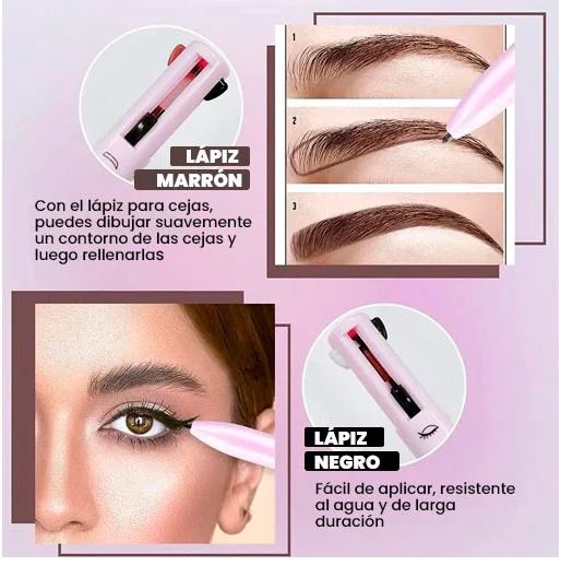 LÁPIZ DE MAQUILLAJE 4 EN 1