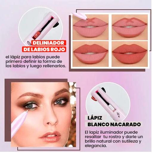 LÁPIZ DE MAQUILLAJE 4 EN 1